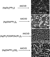 Graphical abstract: The CVD of silver selenide films from dichalcogenophosphinato and imidodichalcogenodiphosphinatosilver(I) single-source precursors