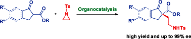 Graphical abstract: Organocatalytic asymmetric ring-opening of aziridines