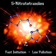Graphical abstract: Neutral 5-nitrotetrazoles: easy initiation with low pollution