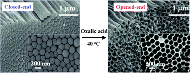 Graphical abstract: Fabrication of open-ended high aspect-ratio anodic TiO2nanotube films for photocatalytic and photoelectrocatalytic applications