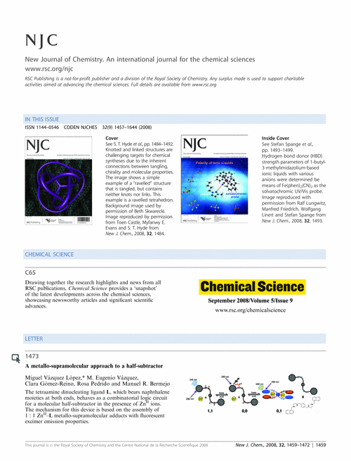 Contents and Chemical Science