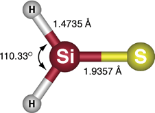 Graphical abstract: Rotational spectrum and equilibrium structure of silanethione, H2Si [[double bond, length as m-dash]] S