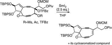 Graphical abstract: Secure route to the epoxybicyclo[7.3.0]dodecadienediyne core of the kedarcidinchromophore