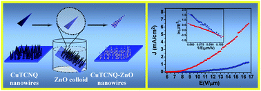 Graphical abstract: Fabrication of large-area hybrid nanowires arrays as novel field emitters