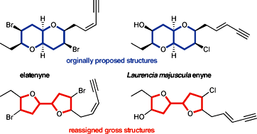 Graphical abstract: Synthesis of the originally proposed structures of elatenyne and an enyne from Laurencia majuscula