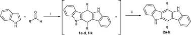 Graphical abstract: A facile and general method for the synthesis of 6,12-diaryl-5,11-dihydroindolo[3,2-b]carbazoles