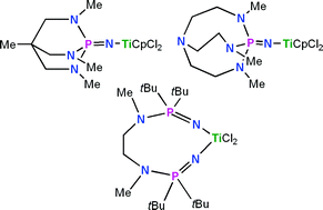 Graphical abstract: Titanium complexes of amidophosphinimide ligands