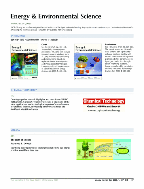 Contents and Chemical Technology