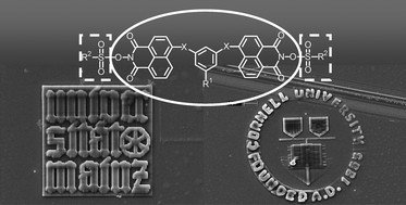 Graphical abstract: Non-ionic photo-acid generators for applications in two-photon lithography