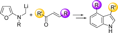 Graphical abstract: A microwave assisted intramolecular-furan-Diels–Alder approach to 4-substituted indoles