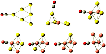 Graphical abstract: A density functional study on cationic AunCum+clusters and their monocarbonyls