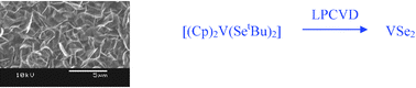 Graphical abstract: Vanadium selenoether and selenolate complexes, potential single-source precursors for CVD of VSe2 thin films