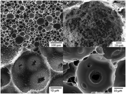 Graphical abstract: PMMA based foams made via surfactant-free high internal phase emulsion templates