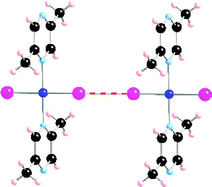 Graphical abstract: Strong through-space two-halide magnetic exchange of −234 K in (2,5-dimethylpyrazine)copper(ii) bromide