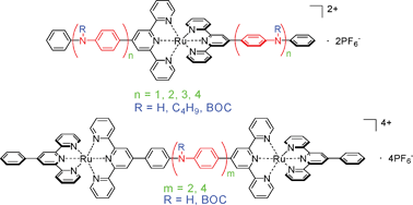 Graphical abstract: Oligoaniline-Functionalized terpyridine ligands and their ruthenium(II) complexes: synthesis, spectroscopic property and redox behavior