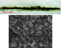 Graphical abstract: Conductive copper and nickel lines via reactive inkjet printing