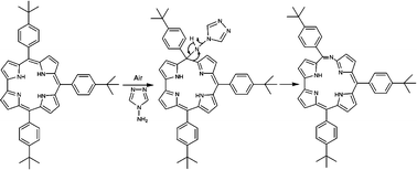 Graphical abstract: 6-Azahemiporphycene: a further example of corrole metamorphosis