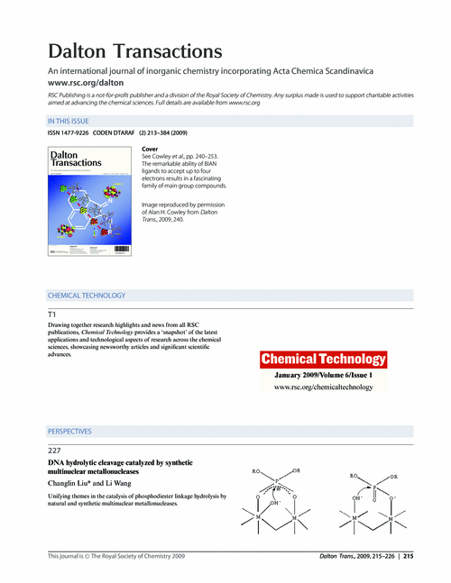 Contents and Chemical Technology