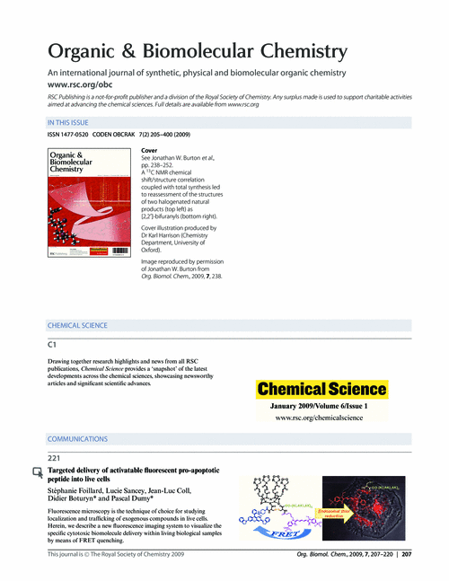 Contents and Chemical Science