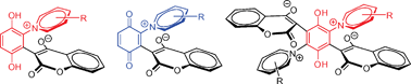Graphical abstract: Redox active donor-substituted punicin derivatives