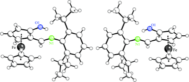 Graphical abstract: Selective synthesis of the 2-hydroxyferrocene-aldimine enantiomers—extended planar chiral analogues of the “flat” salicylaldimine ligand family