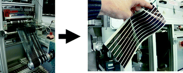 Graphical abstract: A roll-to-roll process to flexible polymer solar cells: model studies, manufacture and operational stability studies