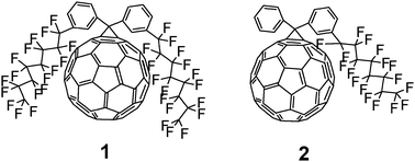 Graphical abstract: Synthesis and characterization of fullerene derivatives with perfluoroalkyl groups