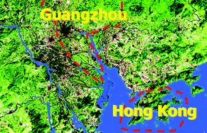 Graphical abstract: Comparing polybrominated diphenyl ethers (PBDEs) in airborne particles in Guangzhou and Hong Kong: sources, seasonal variations and inland outflow