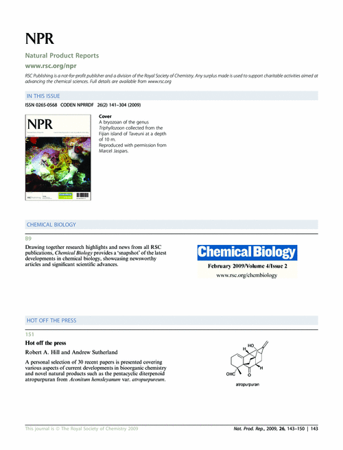 Contents and Chemical Biology