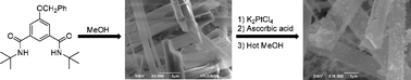 Graphical abstract: Organic nanotubes assembled from isophthalamides and their application as templates to fabricate Pt nanotubes