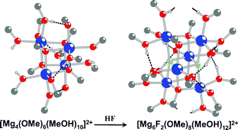Graphical abstract: Investigation of the fluorolysis of magnesium methoxide