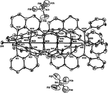 Graphical abstract: Clear evidence of electron delocalization: synthesis, structure, magnetism, EPR and DFT calculation of the asymmetric hexanickel string complex containing a single mixed-valence (Ni2)3+ unit