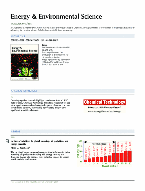 Energy & Environmental Science issue 2 contents pages