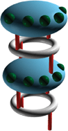 Graphical abstract: Molecular tectonics: 3-D organisation of decanuclear silver nanoclusters