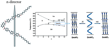 Graphical abstract: Formation of banana phases in bent-shaped molecules with unusual bent angles as low as 60°