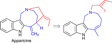 Graphical abstract: The first total synthesis of (±)-apparicine