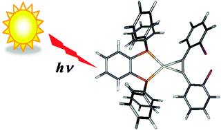 Graphical abstract: Substituent effects on the light-induced C–C and C–Br bond activation in (bisphosphine)(η2-tolane)Pt0 complexes. A TD-DFT study