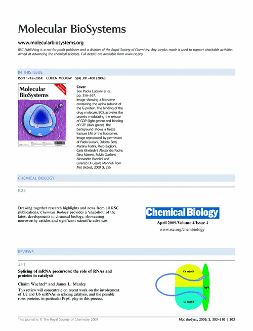 Contents and Chemical Biology