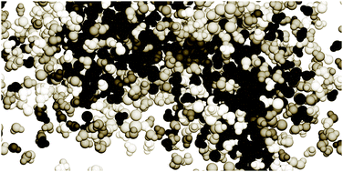 Graphical abstract: Molecular dynamics simulations of growth and properties of FeCl2–NaCl-nanoparticles in supercritical water