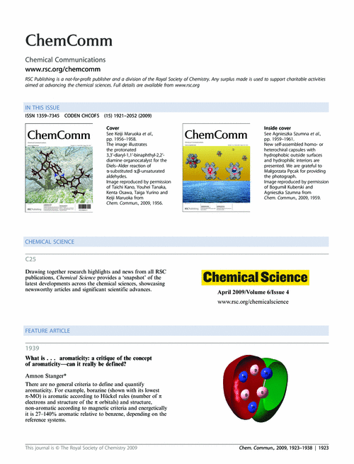 Contents and Chemical Science