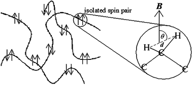 Graphical abstract: An analytic expression for the double quantum 1H nuclear magnetic resonance build-up and decay from a Gaussian polymer chain with dynamics governed by a single relaxation time