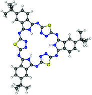 Graphical abstract: Thiadiazole-containing expanded heteroazaporphyrinoids: a gas-phase electron diffraction and computational structural study