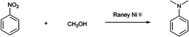 Graphical abstract: One-pot synthesis of N,N-dimethylaniline from nitrobenzene and methanol