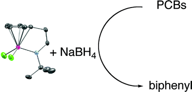 Graphical abstract: Catalytic dechlorination of polychlorinated biphenyls (PCBs) using amine functionalised titanocenes