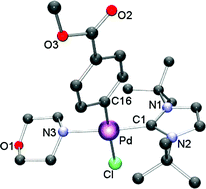 Graphical abstract: Synthetic and structural studies on amine coordination to Pd-N-heterocyclic carbene complexes