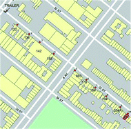 Graphical abstract: Characterization of traffic-related PM concentration distribution and fluctuation patterns in near-highway urban residential street canyons