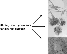 Graphical abstract: A simple way of shape-controlled synthesis of ZnSe nanocrystals :  nanodots, nanoflowers, and nanotubes