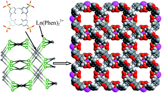 Graphical abstract: 3D metal–organic frameworks incorporating water-soluble tetra-p-sulfonatocalix[4]arene