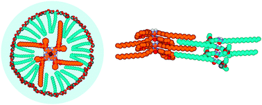 Graphical abstract: Supramolecular self-organization in constitutional hybrid materials