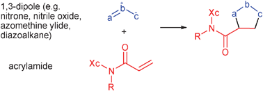 Graphical abstract: Asymmetric 1,3-dipolar cycloadditions of acrylamides